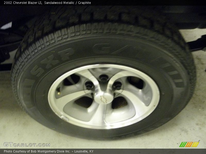 Sandalwood Metallic / Graphite 2002 Chevrolet Blazer LS