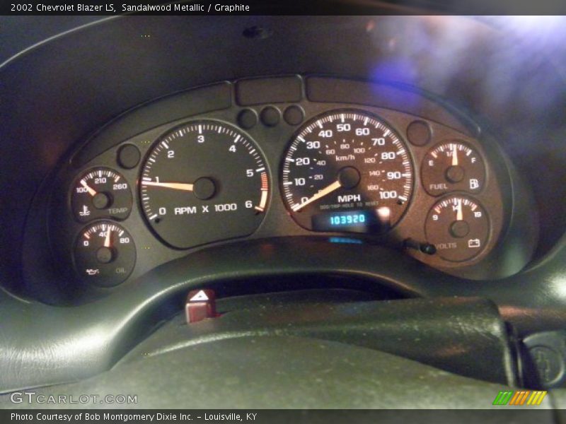  2002 Blazer LS LS Gauges
