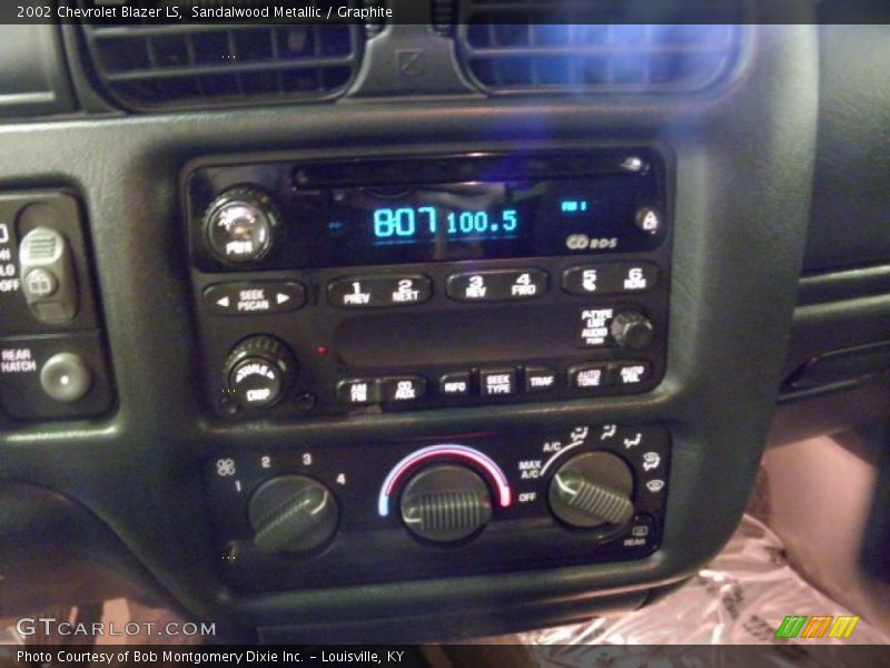 Controls of 2002 Blazer LS