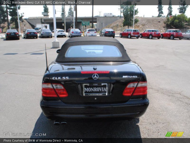 Black / Charcoal 2002 Mercedes-Benz CLK 55 AMG Cabriolet