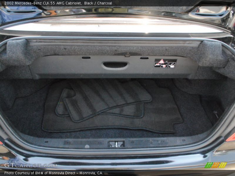 Black / Charcoal 2002 Mercedes-Benz CLK 55 AMG Cabriolet