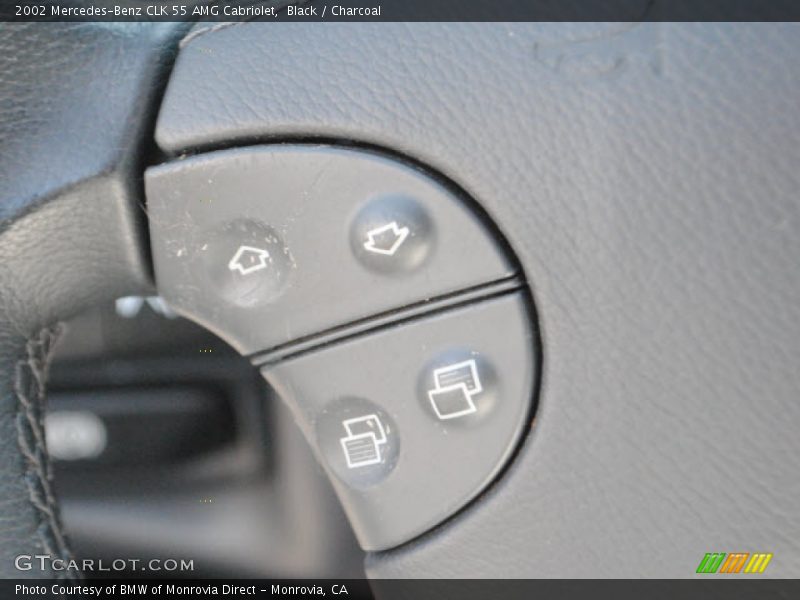 Controls of 2002 CLK 55 AMG Cabriolet