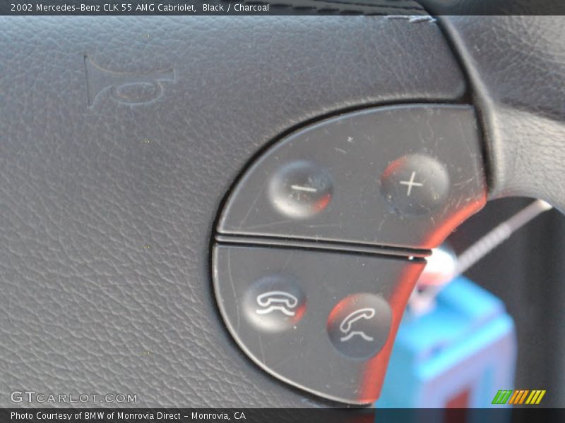 Controls of 2002 CLK 55 AMG Cabriolet