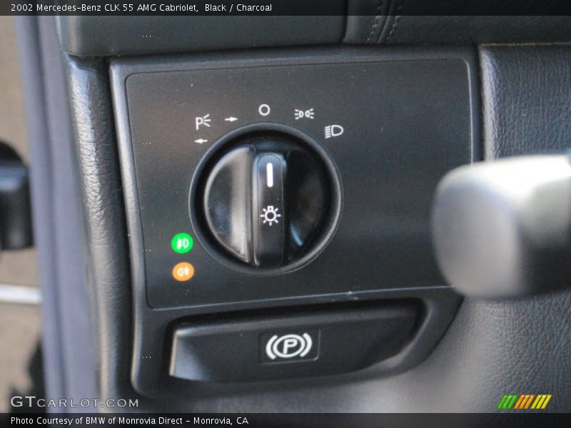 Controls of 2002 CLK 55 AMG Cabriolet