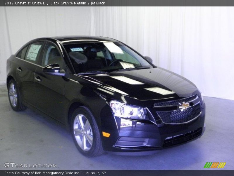 Black Granite Metallic / Jet Black 2012 Chevrolet Cruze LT