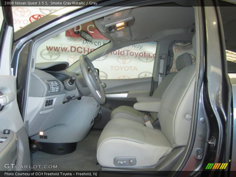 Smoke Gray Metallic / Gray 2008 Nissan Quest 3.5 S