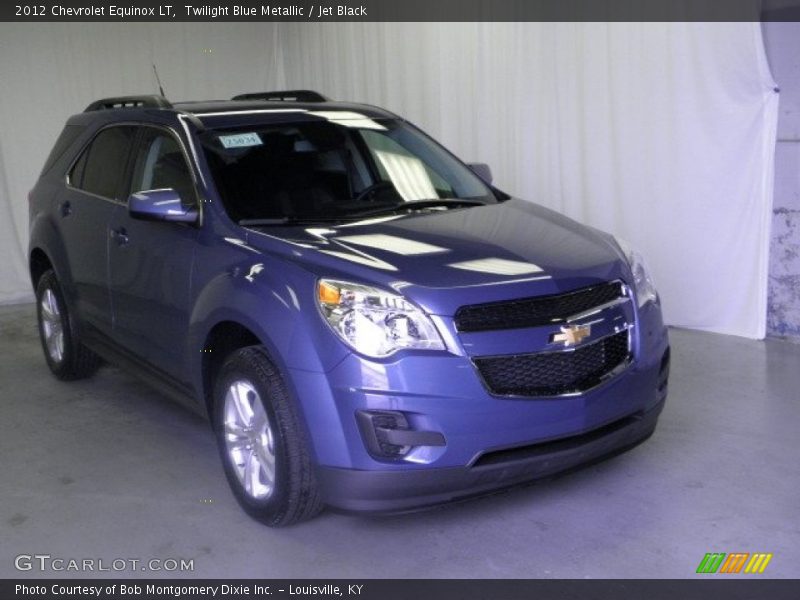 Twilight Blue Metallic / Jet Black 2012 Chevrolet Equinox LT