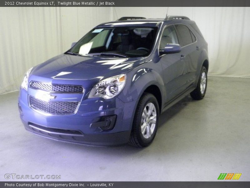 Twilight Blue Metallic / Jet Black 2012 Chevrolet Equinox LT