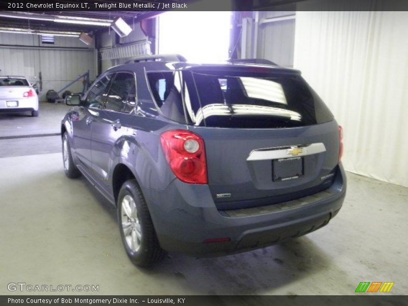 Twilight Blue Metallic / Jet Black 2012 Chevrolet Equinox LT