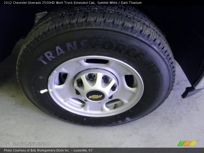 Summit White / Dark Titanium 2012 Chevrolet Silverado 2500HD Work Truck Extended Cab