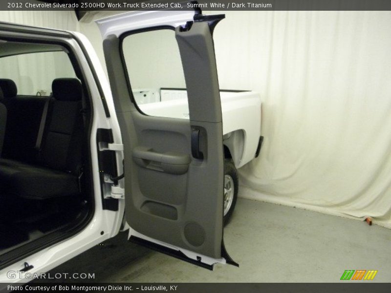 Summit White / Dark Titanium 2012 Chevrolet Silverado 2500HD Work Truck Extended Cab