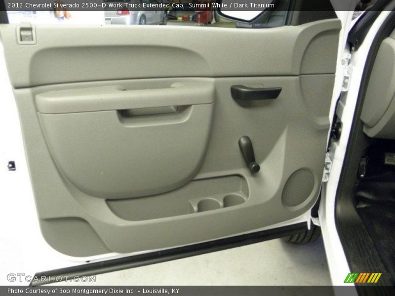 Summit White / Dark Titanium 2012 Chevrolet Silverado 2500HD Work Truck Extended Cab