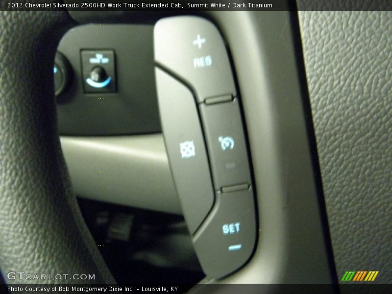 Summit White / Dark Titanium 2012 Chevrolet Silverado 2500HD Work Truck Extended Cab