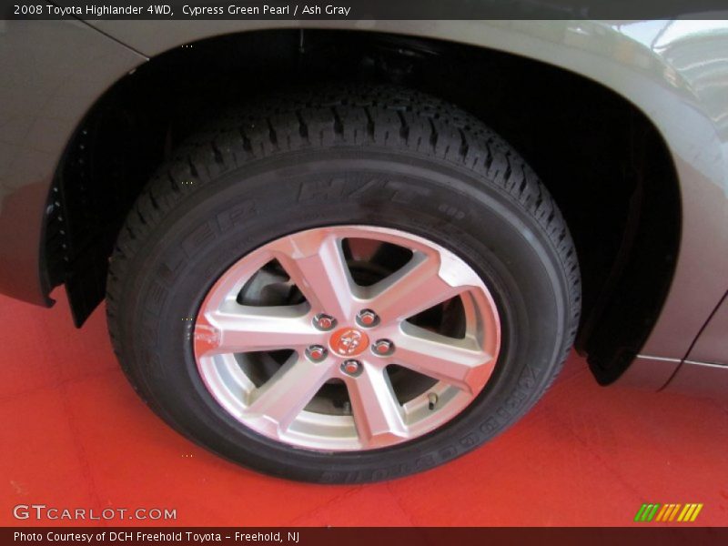 Cypress Green Pearl / Ash Gray 2008 Toyota Highlander 4WD
