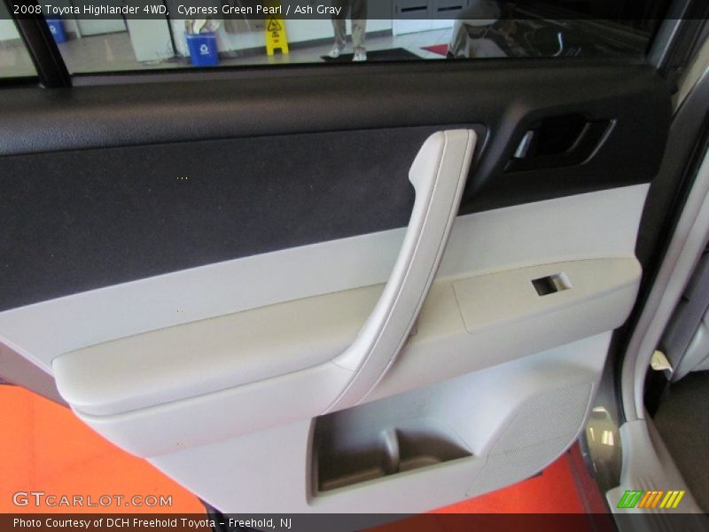 Cypress Green Pearl / Ash Gray 2008 Toyota Highlander 4WD