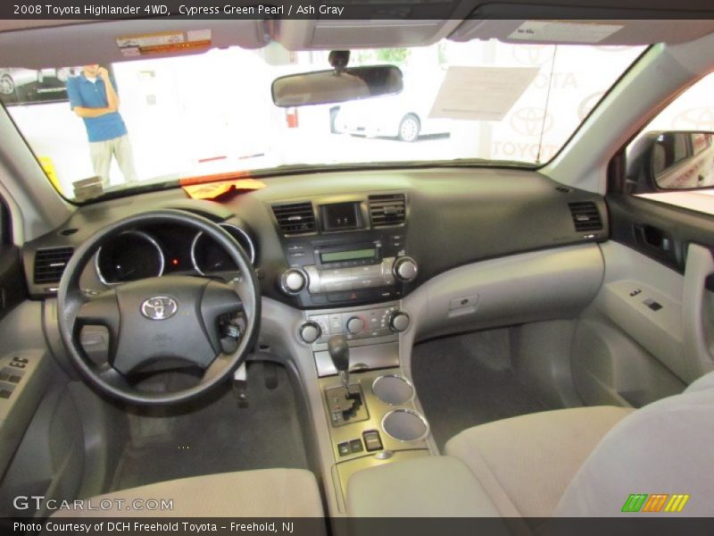 Cypress Green Pearl / Ash Gray 2008 Toyota Highlander 4WD