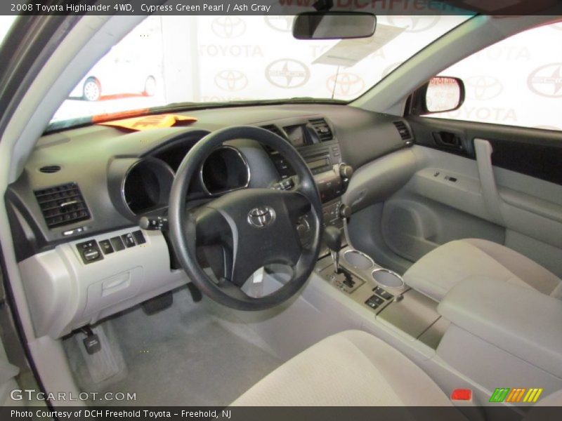 Cypress Green Pearl / Ash Gray 2008 Toyota Highlander 4WD
