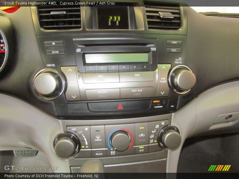 Cypress Green Pearl / Ash Gray 2008 Toyota Highlander 4WD