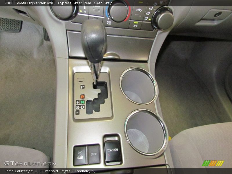 Cypress Green Pearl / Ash Gray 2008 Toyota Highlander 4WD