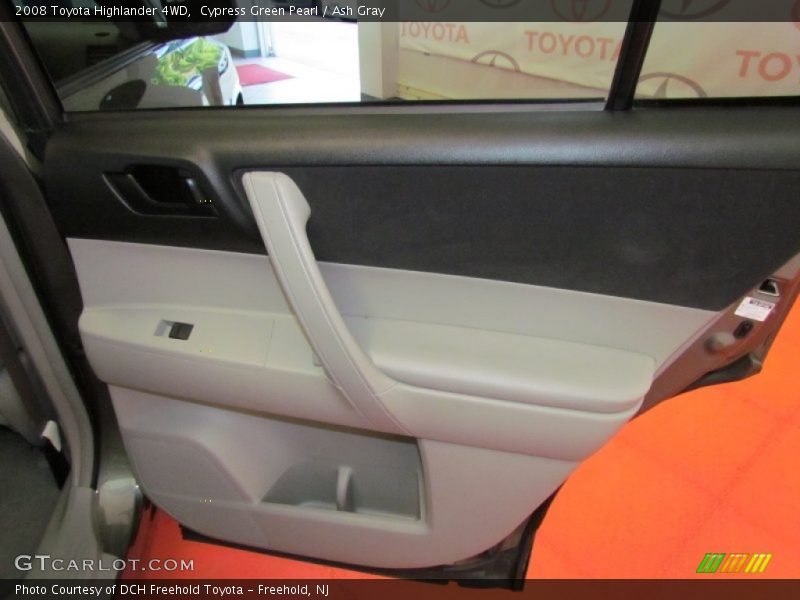 Cypress Green Pearl / Ash Gray 2008 Toyota Highlander 4WD