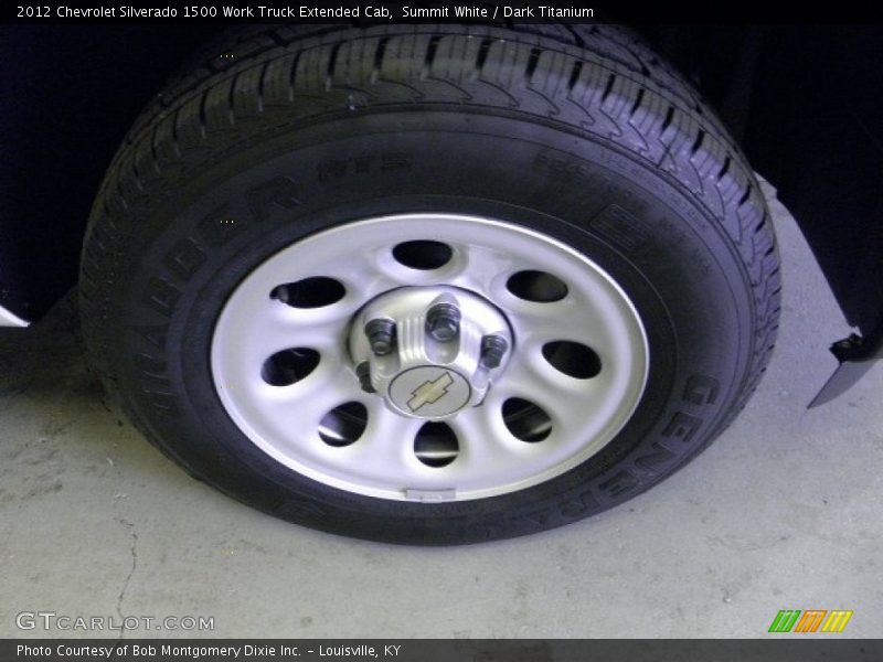 Summit White / Dark Titanium 2012 Chevrolet Silverado 1500 Work Truck Extended Cab