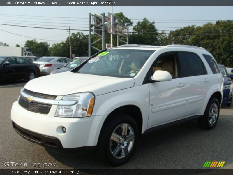Summit White / Light Cashmere 2008 Chevrolet Equinox LT AWD