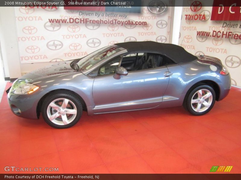 Still Blue Metallic / Dark Charcoal 2008 Mitsubishi Eclipse Spyder GS