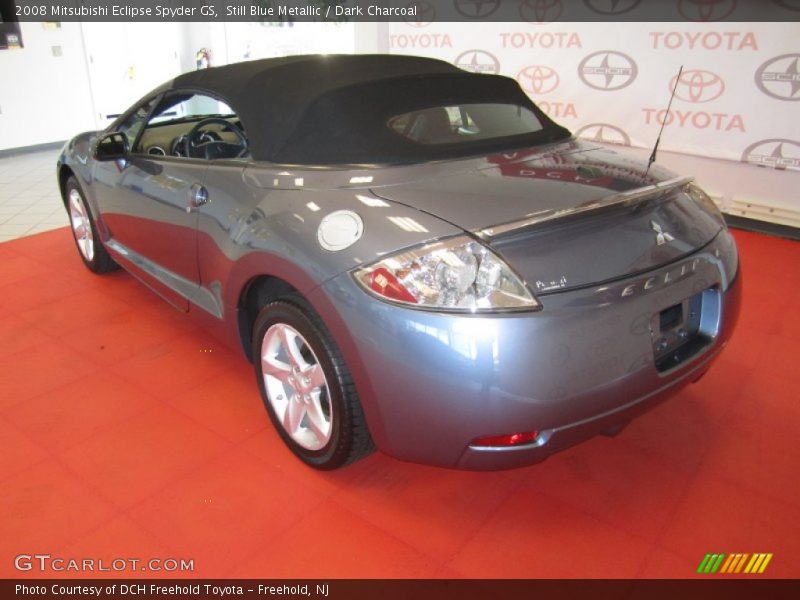 Still Blue Metallic / Dark Charcoal 2008 Mitsubishi Eclipse Spyder GS