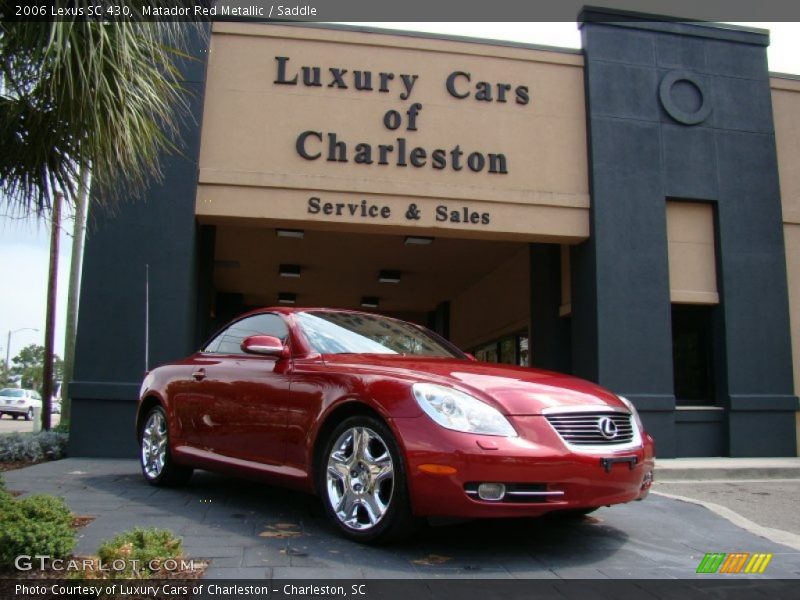 Matador Red Metallic / Saddle 2006 Lexus SC 430