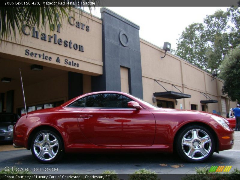 Matador Red Metallic / Saddle 2006 Lexus SC 430