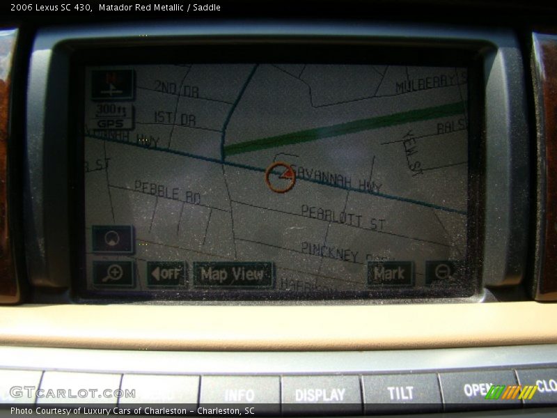 Navigation of 2006 SC 430