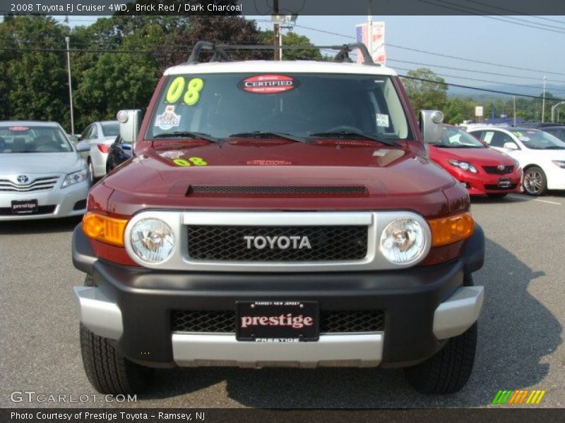 Brick Red / Dark Charcoal 2008 Toyota FJ Cruiser 4WD