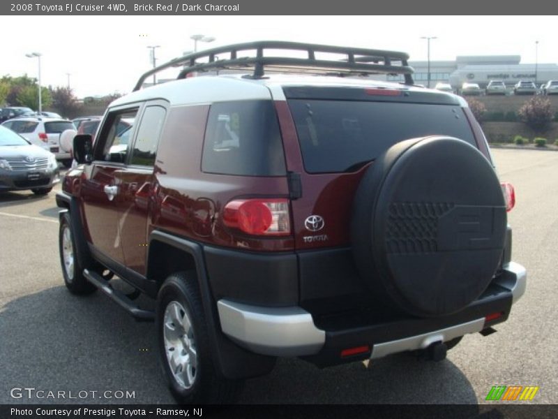 Brick Red / Dark Charcoal 2008 Toyota FJ Cruiser 4WD