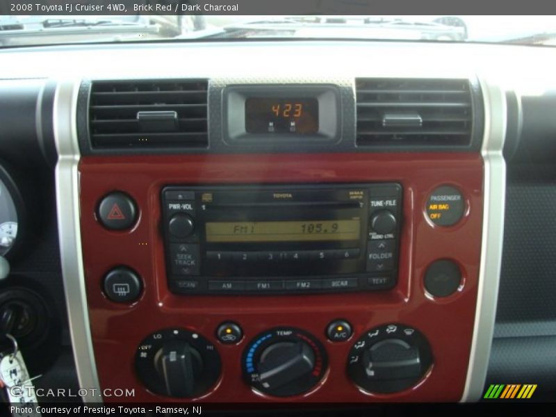 Brick Red / Dark Charcoal 2008 Toyota FJ Cruiser 4WD