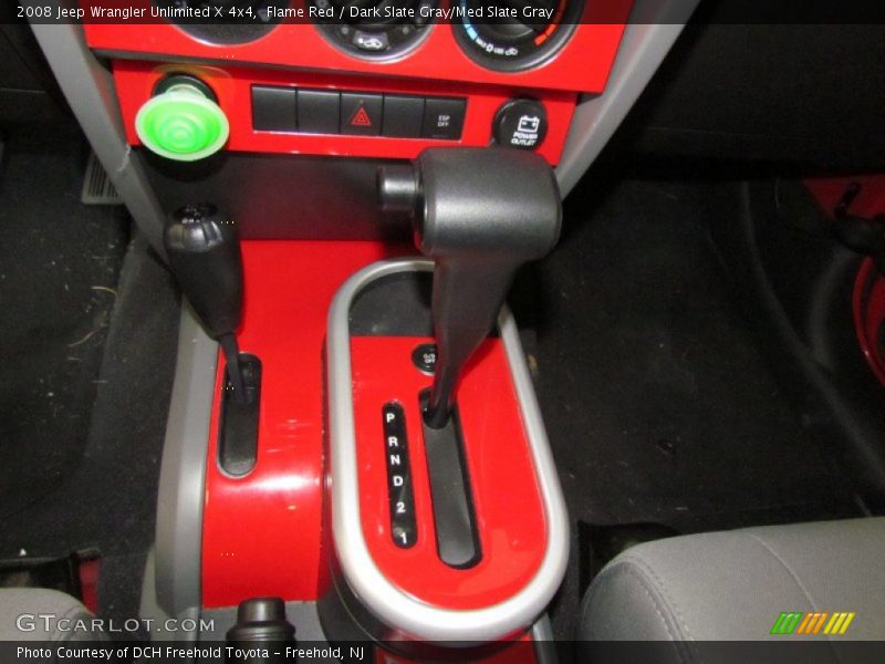 Flame Red / Dark Slate Gray/Med Slate Gray 2008 Jeep Wrangler Unlimited X 4x4