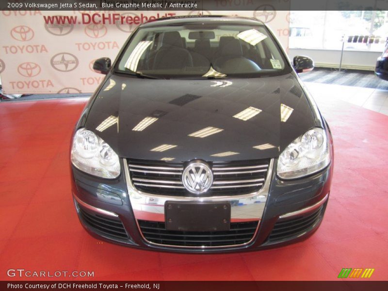 Blue Graphite Metallic / Anthracite 2009 Volkswagen Jetta S Sedan