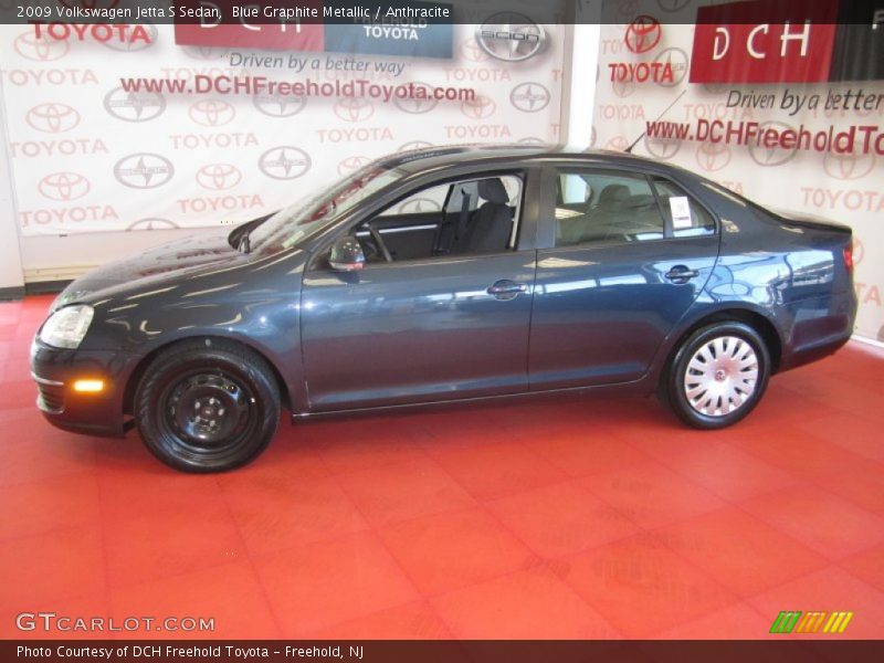 Blue Graphite Metallic / Anthracite 2009 Volkswagen Jetta S Sedan