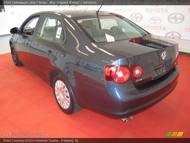 Blue Graphite Metallic / Anthracite 2009 Volkswagen Jetta S Sedan