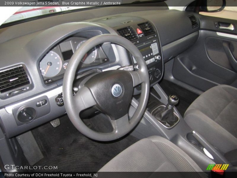 Blue Graphite Metallic / Anthracite 2009 Volkswagen Jetta S Sedan