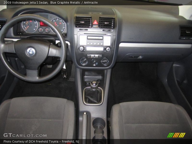 Blue Graphite Metallic / Anthracite 2009 Volkswagen Jetta S Sedan