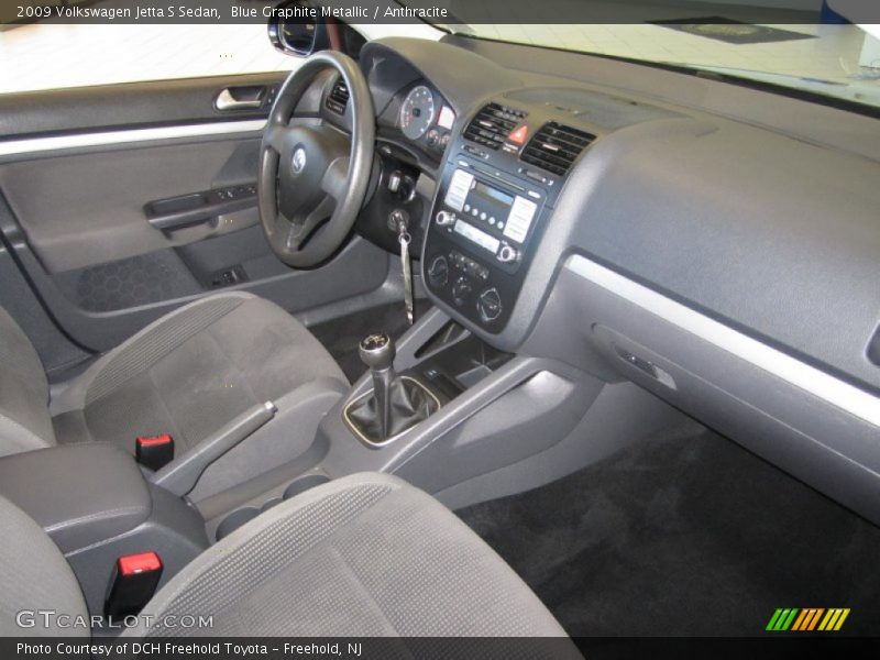 Blue Graphite Metallic / Anthracite 2009 Volkswagen Jetta S Sedan