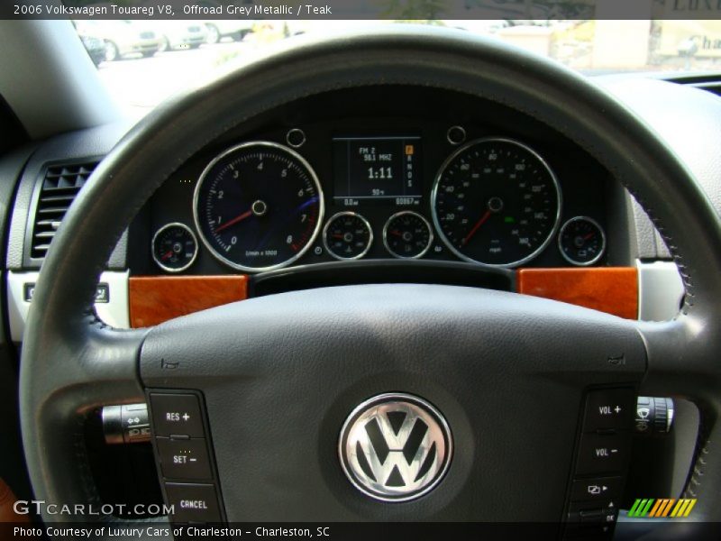 Offroad Grey Metallic / Teak 2006 Volkswagen Touareg V8