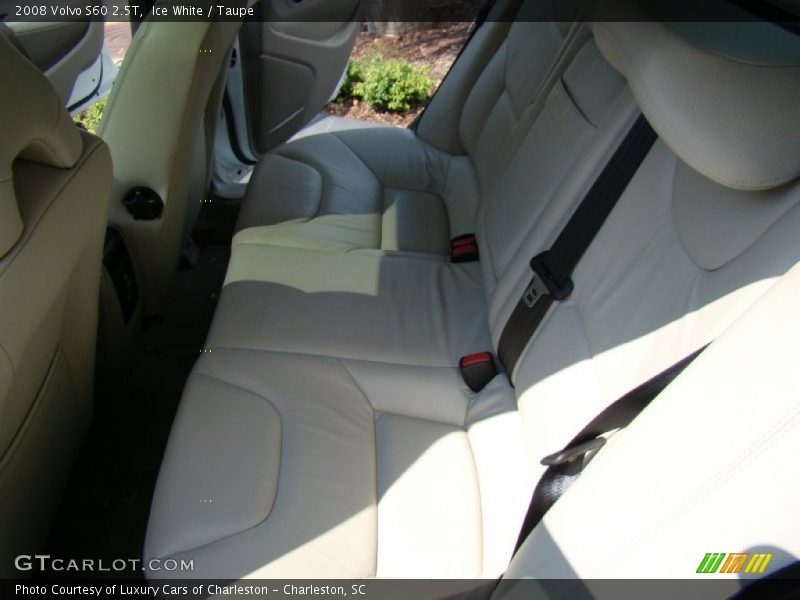 Ice White / Taupe 2008 Volvo S60 2.5T