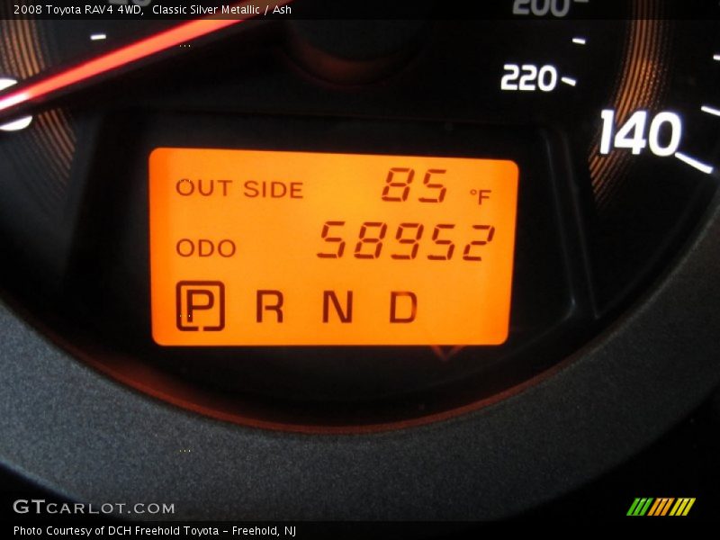 Classic Silver Metallic / Ash 2008 Toyota RAV4 4WD