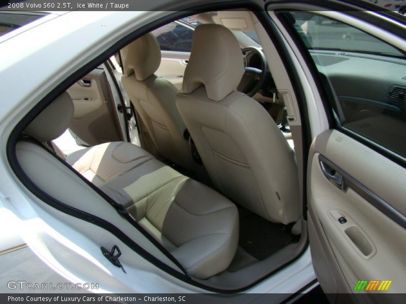 Ice White / Taupe 2008 Volvo S60 2.5T