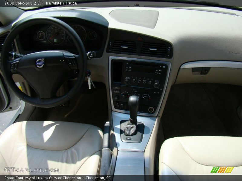 Ice White / Taupe 2008 Volvo S60 2.5T