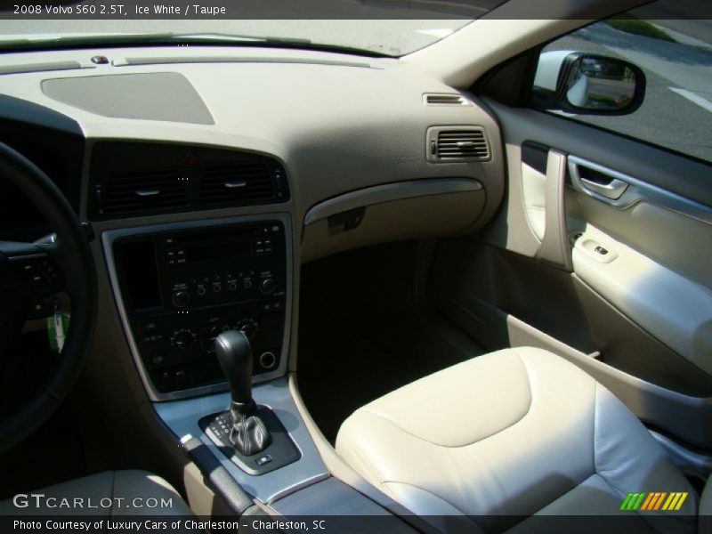 Ice White / Taupe 2008 Volvo S60 2.5T