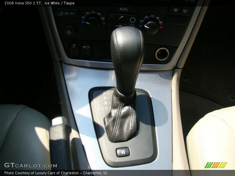 Ice White / Taupe 2008 Volvo S60 2.5T