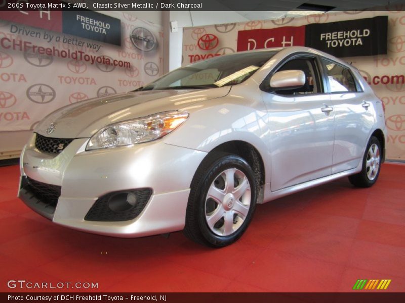 Classic Silver Metallic / Dark Charcoal 2009 Toyota Matrix S AWD