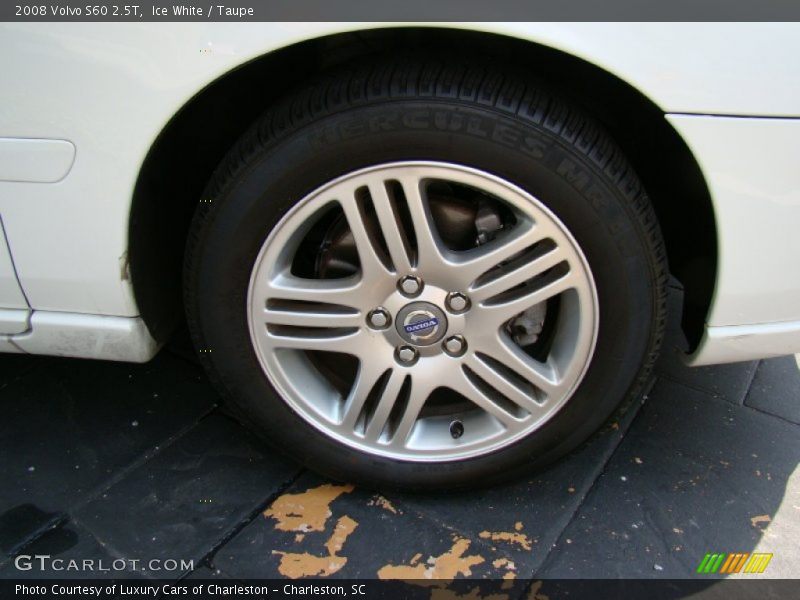 Ice White / Taupe 2008 Volvo S60 2.5T